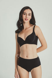 Smoothing T-Shirt Bra | 自然立體無痕 | Black